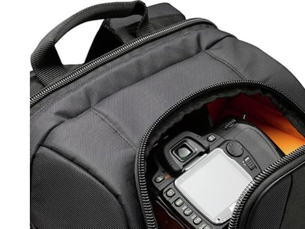 Case Logic SLR Camera/Laptop Backpack - Ryggsäck för bärbar dator - 17" - stål