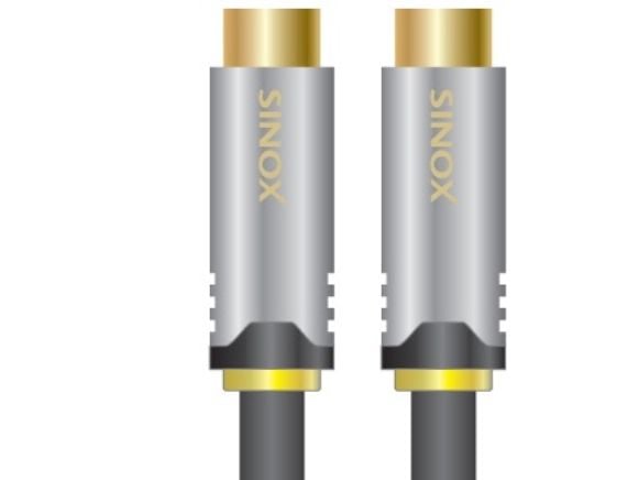 Sinox HD Premium Digital TV antenni - Antennekabel - IEC-forbindelse han til IEC-forbindelse hun - 1.5 m - koaksialinen