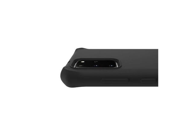 ITSKINS SPECTRUM//SOLID - Bagsidecover til mobiltelefon - simpel sort - for Samsung Galaxy S20+, S20+ 5G