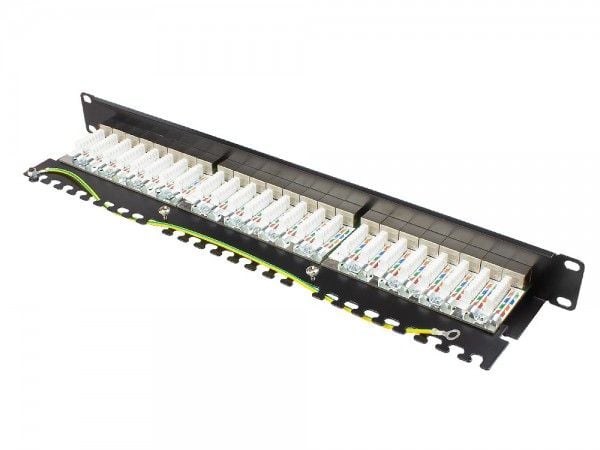 Alcasa GC-N0145, 10 Gigabit Ethernet, RJ45, Cat6a, 22/26, Sort, Stål