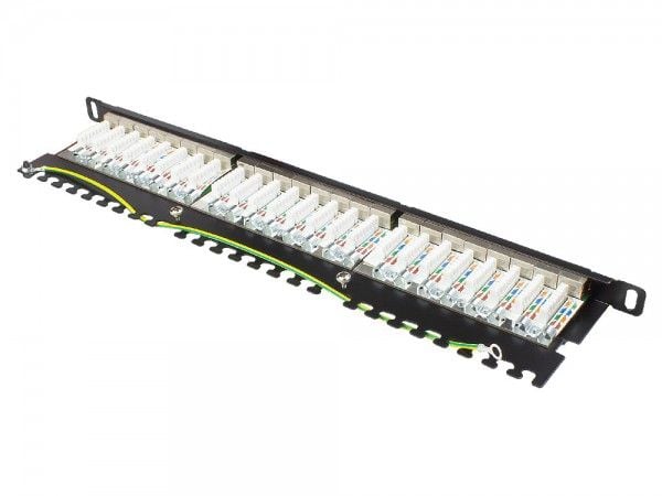 Alcasa GC-N0136, Gigabit Ethernet, RJ45, Cat6, 22/26, Sort, Stål