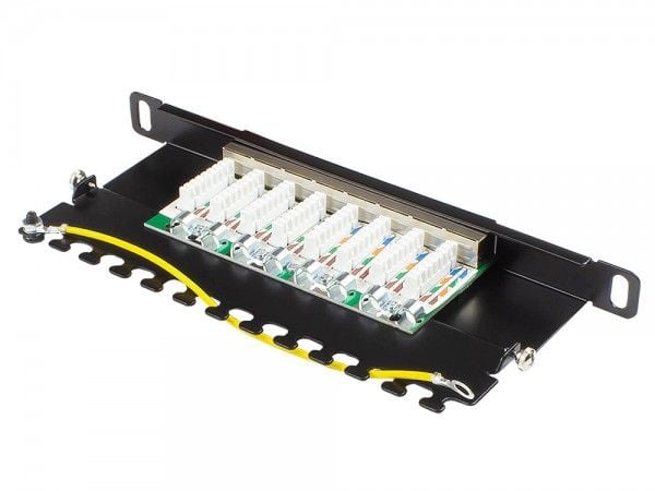 Alcasa GC-N0124, Gigabit Ethernet, RJ45, Cat6, 22/26, Svart, Stål