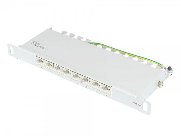 Alcasa GC-N0129, 10 Gigabit Ethernet, RJ45, Cat6a, 22/26, Grå, Stål