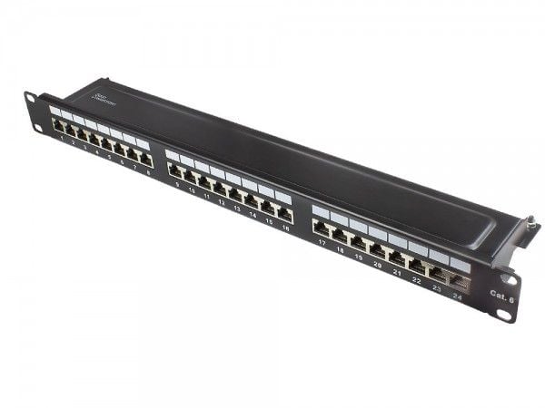 Alcasa GC-N0139, Gigabit Ethernet, RJ45, Cat6, 22/26, Svart, Stål