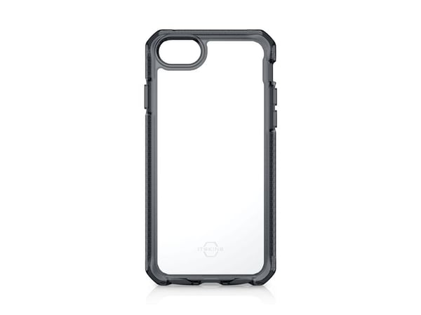 ITSKINS SupremeClear, Suojus, Apple, iPhone 6/6S/7/8/SE (2020), 11,9 cm (4.7"), Musta, Läpinäkyvä