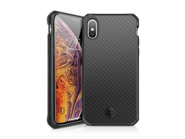 ITSKINS HybridFusion, Suojus, Apple, iPhone Xs Max, 16,5 cm (6.5"), Hiili