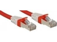 Lindy Cat.6 (A) SSTP / S/FTP PIMF Premium 3.0m, 3 m, RJ-45, RJ-45, Rød