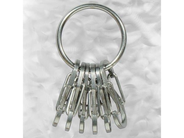 Nite Ize KeyRing, Nøkkelkarabin, Rustfritt stål, Rustfritt stål, 22 g