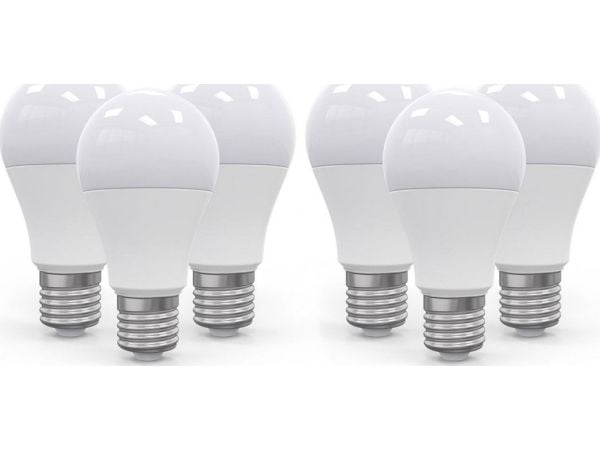 Omega OMEGA LED-LAMPPU LED ECO 2800K E27 10W 6 PAKKAUS 220-240V [45704]