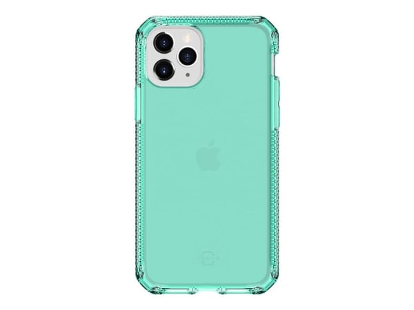 ITSKINS Spectrum Clear Antimicrobial - Baksidedeksel for mobiltelefon - termoplast-polyuretan (TPU), Impacthane - blank, tiffany green - for Apple ...