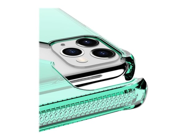 ITSKINS Spectrum Clear Antimicrobial - Baksidedeksel for mobiltelefon - termoplast-polyuretan (TPU), Impacthane - blank, tiffany green - for Apple ...