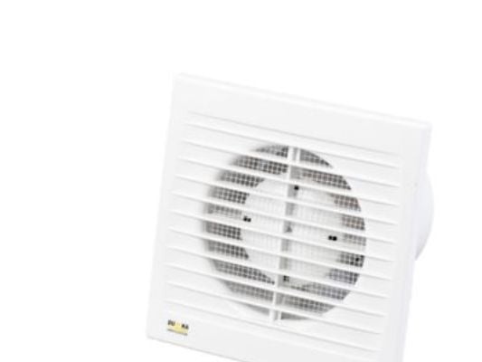 Duka ventilator El 600 - ABS, Hvid, Ø100 mm, Standard