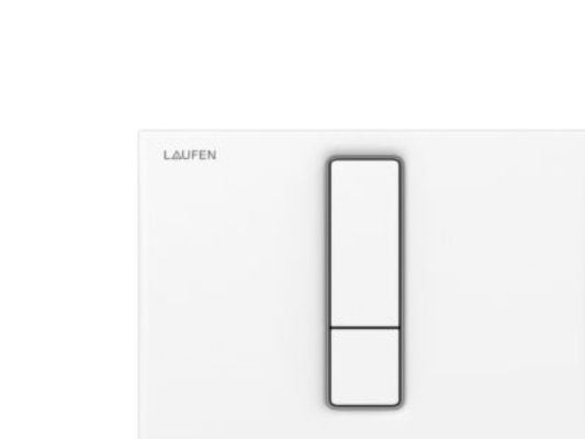 Laufen LIS AW101 betjeningsplade med duoskyl hvid