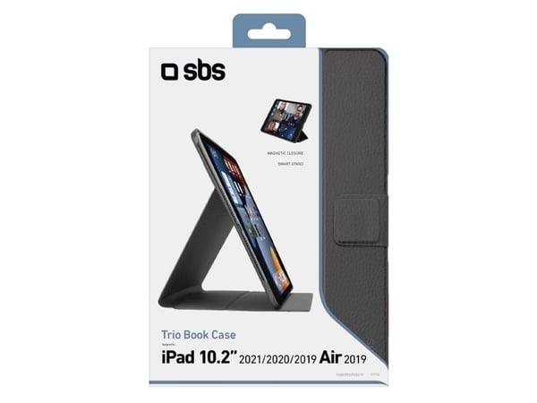 SBS TABKPROIPAD21K, Folio-kotelo, Apple, iPad 10.2" 2019 iPad 10.2" 2020 iPad 10.2" 2021 iPad Air 2019, 25,9 cm (10.2")