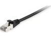 Equip 606108, 10 m, Cat6a, S/FTP (S-STP), RJ-45, RJ-45, Sort