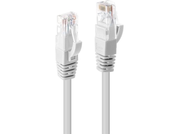 Lindy 48097, 10 m, Cat6, U/UTP (UTP), RJ-45, RJ-45, Hvit