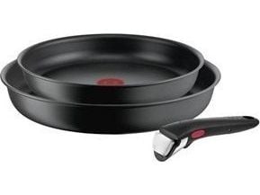 Tefal stekepannesett Titanium 3X 24 + 28 cm