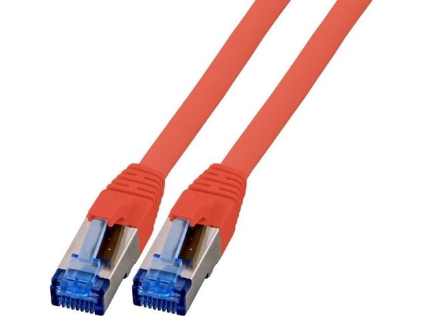 EFB Elektronik K5525FRT.1, 1 m, Cat6a, S/FTP (S-STP), RJ-45, RJ-45, Rød