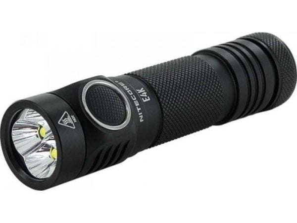 Nitecore E4K, Lommelykt, Sort, Aluminium, Knapper, 2 m, 2 m