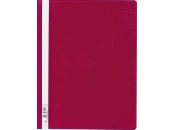 Durable Clear View Folder, Röd, PVC, A4