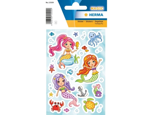 HERMA 15509, Plast, Multifärg, Permanent, Blåsa, 27 styck, 1 ark