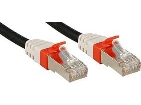 Lindy 45365, 3 m, Cat6a, S/FTP (S-STP), RJ-45, RJ-45, Svart