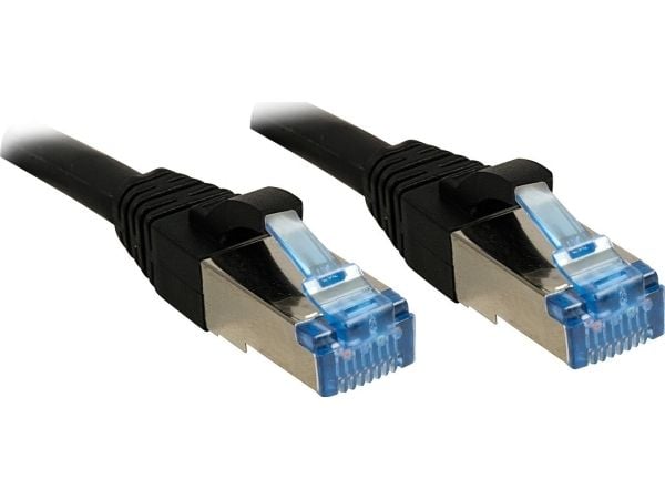 Lindy 47182, 7,5 m, Cat6a, S/FTP (S-STP), RJ-45, RJ-45, Svart