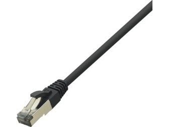 LogiLink - Koblingskabel - RJ-45 (hann) til RJ-45 (hann) - 5 m - SFTP, PiMF - CAT 8.1 - halogenfri, formstøpt, rund, uten hindringer - svart