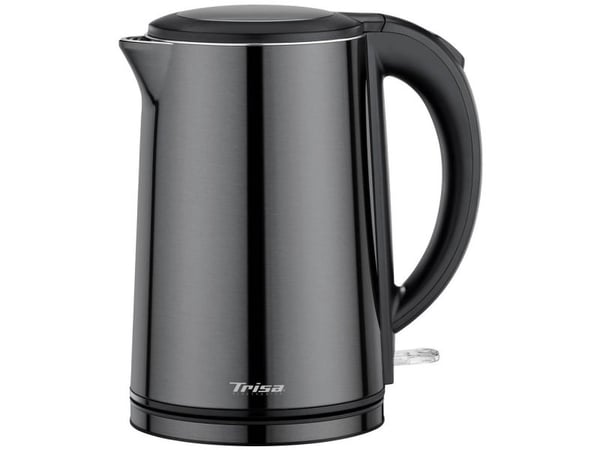 Trisa Comfort Touch Wasserkocher schnurlos, Überhitzungsschutz Schwarz (6454.4312)