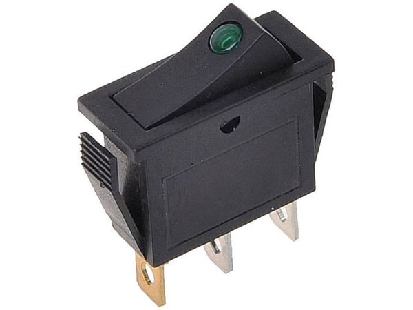 IWH 19030 TIL-FRA-bryter grønn 12 V 10 A 1 x on/off
