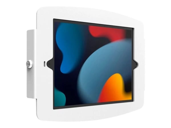 Compulocks iPad 10th-11th (A16) Gen Space Enclosure Wall Mount White - Monteringssett (veggmontering) - for nettbrett - låsbart - høyglanset alumin...