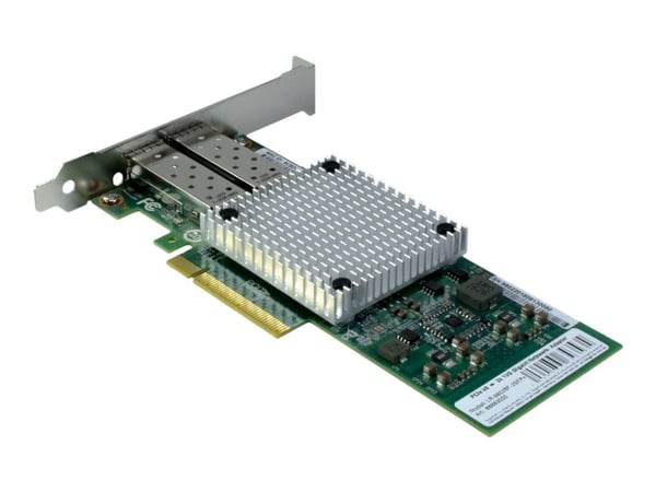 Inter-Tech LR-9802BF-2SFP+ - Nettverksadapter - PCIe 2.0 x8 lav profil - 10 Gigabit SFP+ x 2