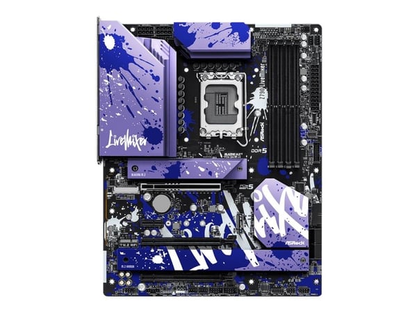 ASRock Z790 LiveMixer - Moderkort - ATX - LGA1700-uttag - Z790 Chipuppsättning - USB-C 3.2 Gen 2x2, USB 3.2 Gen 1, USB 3.2 Gen 2, USB-C 3.2 Gen2 - ...