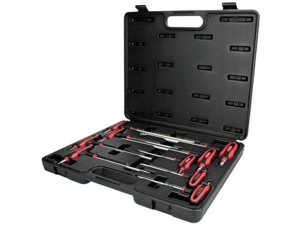 KS Tools 151.8160, L-torx-nøkkel, Metallisk, Kromvanadiumstål, 1,8 kg, 9 stykker