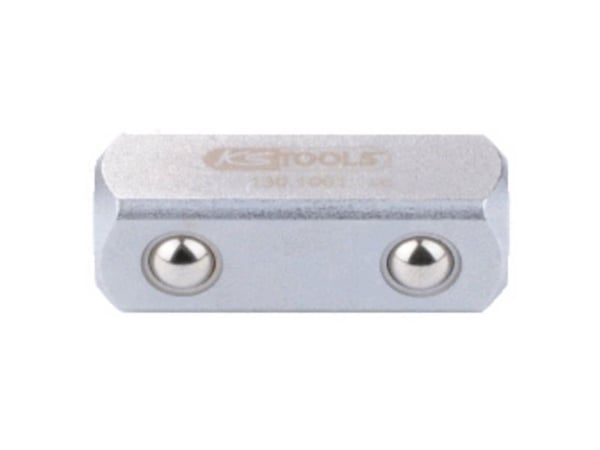 KS TOOLS 1/2" gjennomskyvningsfirkant, kan brukes på begge sider (130.1001)