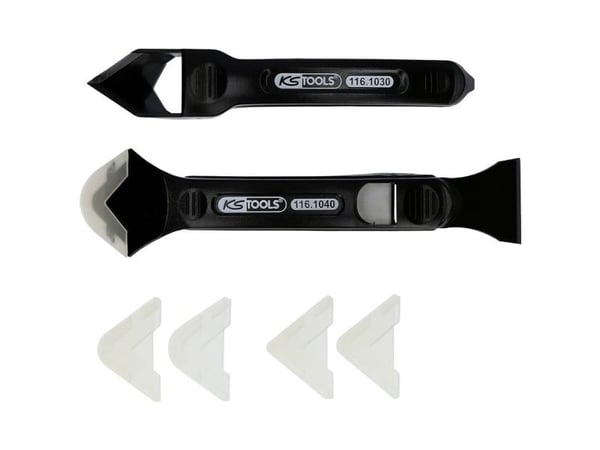 KS TOOLS FUGENFIX silikonikaavin ja -vedin, 7 kpl (116.1050)