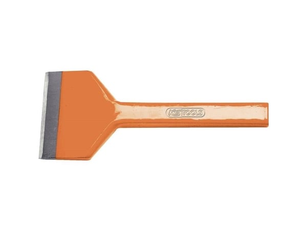 KS Tools 162.0431, Spademeisel, Flat meisel, Kull stål, Oransje, 200 mm, 60 mm