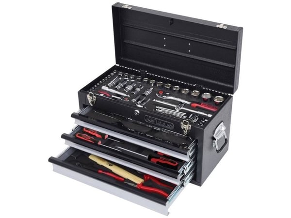 KS Tools 918.0150, Kromvanadiumstål, 25,6 kg, 99 verktøy