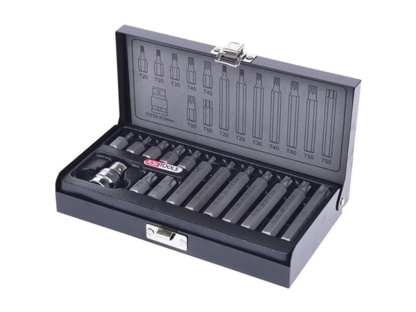 KS Tools 911.5020, 15 kpl, Torx, Nikkeli, 580 g, Kahdeksankulmainen