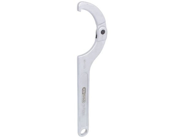 KS TOOLS leddet kroknøkkel med nese, 80-120 mm (517.1319)