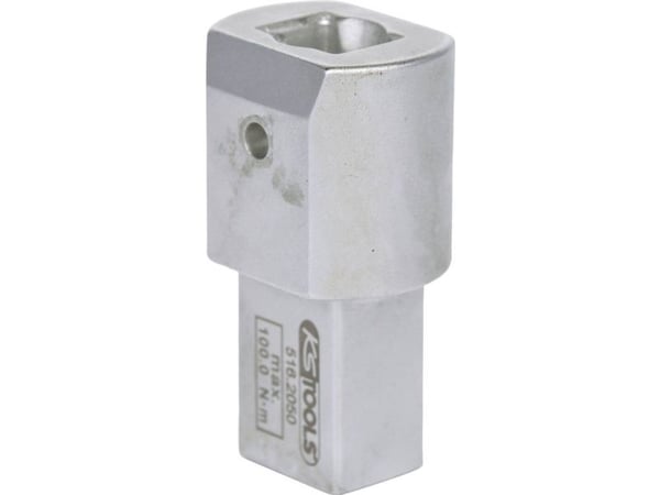 KS Tools 516.2050, Enkel enhet, Åpen endeadapter, Metall, Kromfarget, 14,18 mm, 28 mm