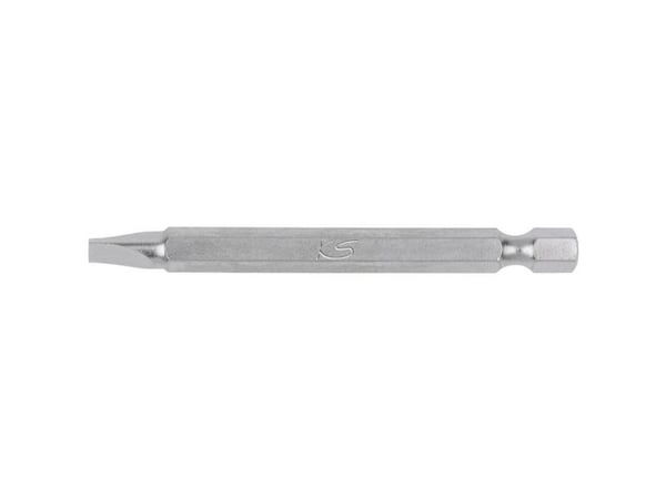 KS Tools 911.7828, Nickel, DIN 3126, ISO 1173 - E 6,3, 75 mm, 30 g, 25,4 / 4 mm (1 / 4"), Sekskantet