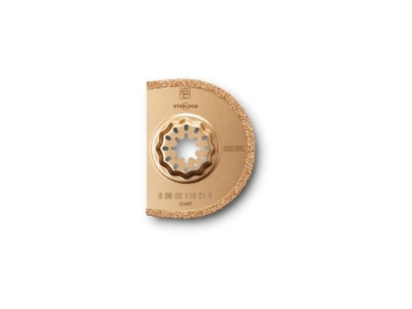 FEIN 63502118230, Sagblad, Gipsplater, Porøs Betong, Flis, Karbid, 7,5 cm, 5 stykker