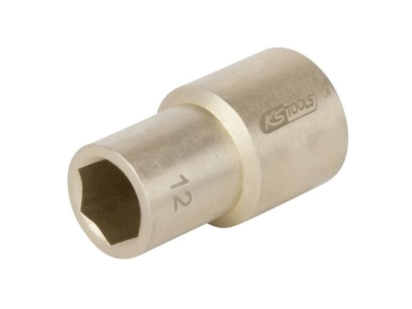 KS Tools 963.1206, Stikkontakt, 1/2", Metrisk, 1 hoder, 8 mm, Aluminiumsbronse