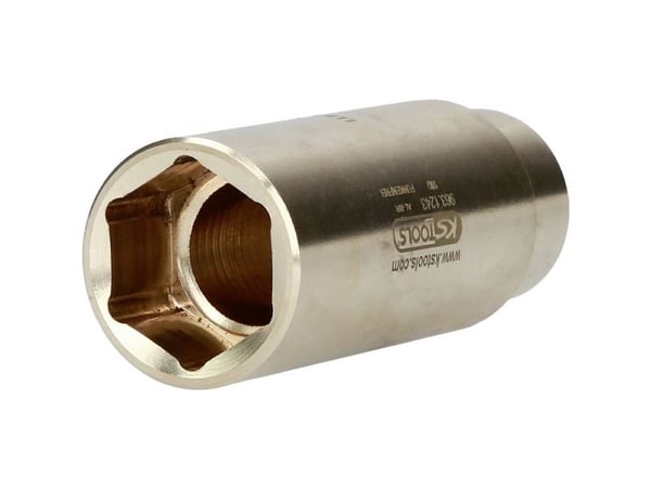 KS Tools 963.1246, Stikkontakt, 1/2", Metrisk, 1 hoder, 32 mm, Aluminiumsbronse