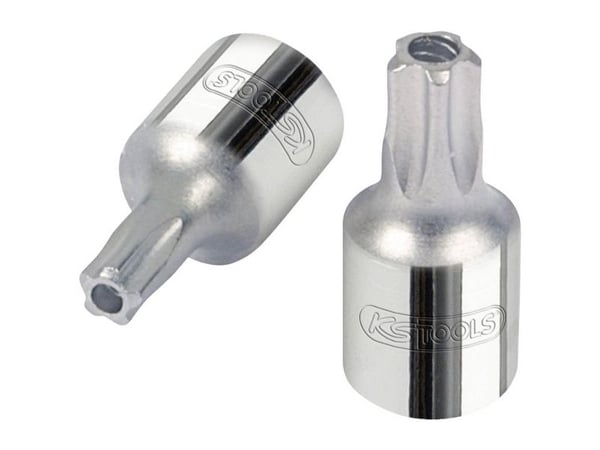 KS Tools 918.1577, Stikkontakt, 1/4", Metrisk, 1 hoder, T20, Kromvanadiumstål