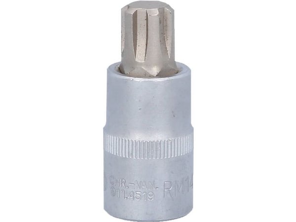 KS Tools 911.4519, Stikkontakt, 1/2", 1 hoder, Kromvanadiumstål, 108 g