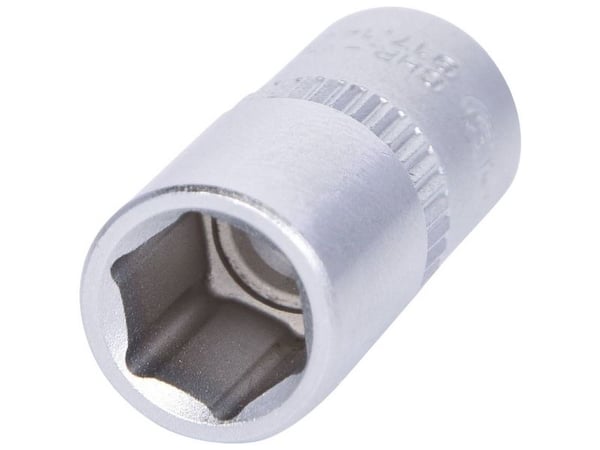 KS Tools 917.1408, Stikkontakt, 1/4", Metrisk, 1 hoder, 8 mm, Kromvanadiumstål