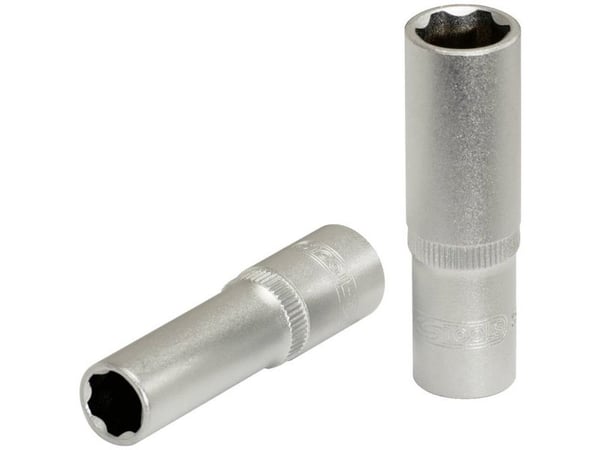 KS Tools 911.3839, Stikkontakt, 3/8", Metrisk, 1 hoder, 19 mm, Kromvanadiumstål