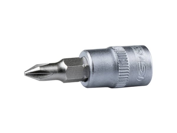 KS Tools 911.3876, Stikkontakt, 3/8", Metrisk, 1 hoder, Kromvanadiumstål, PH2